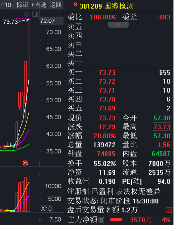 國纜檢測5天4板